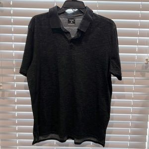 Mens Hurley heathered black polo.  Size Large.